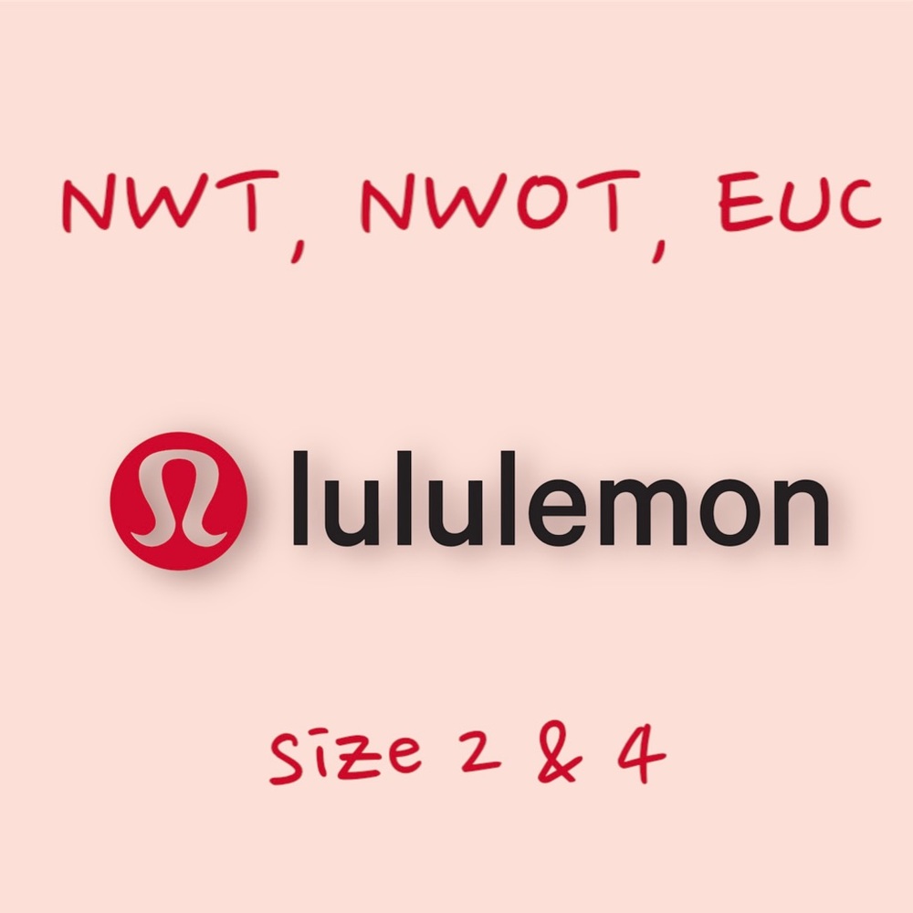 ‼️LULULEMON‼️ tanks, leggings, tops, jackets 🚫 DO NOT BUY 🚫